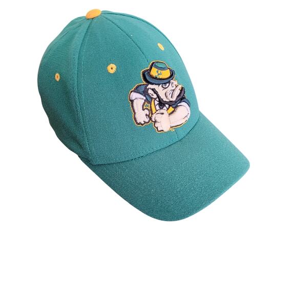 Notre Dame Fighting Irish Hat Men Green Zephyr NCAA Size M-L - Picture 2 of 13